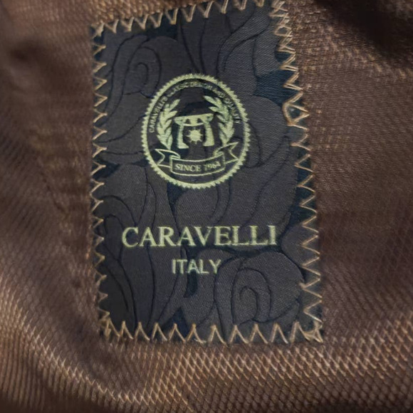 Caravelli Italy Black Super 150's Men's Business Suit Jacket 40L 34W - Picture 6 of 7